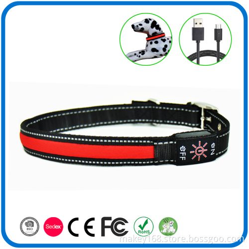 Led Glow Night Safety Reflective Dog Collar